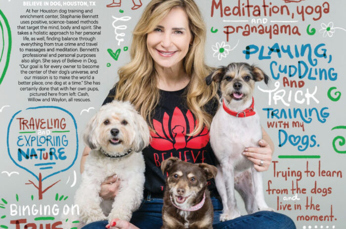 Stephanie Bennett verfolgt einen ganzheitlichen Ansatz beim Hundetraining und im Leben.